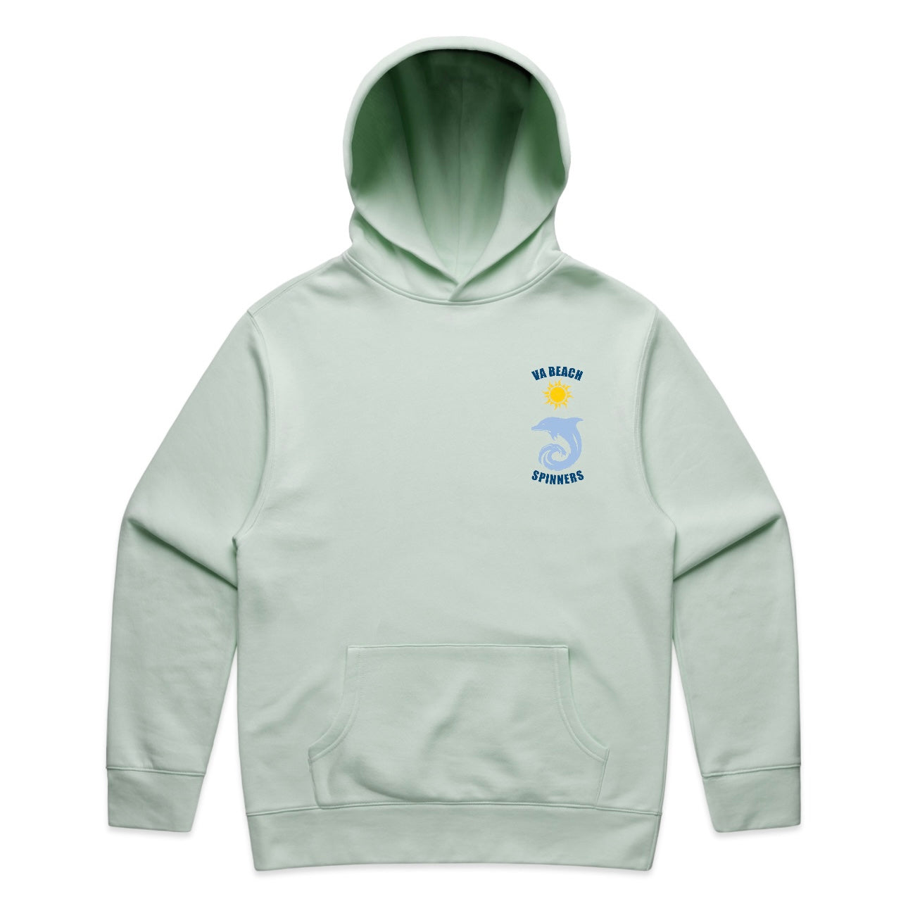 “SPINNERS” sea foam & sun hoodie