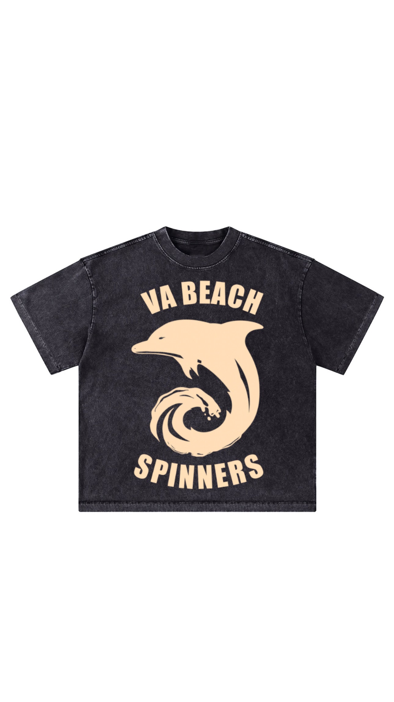 “SPINNERS” garment dye vintage t shirt