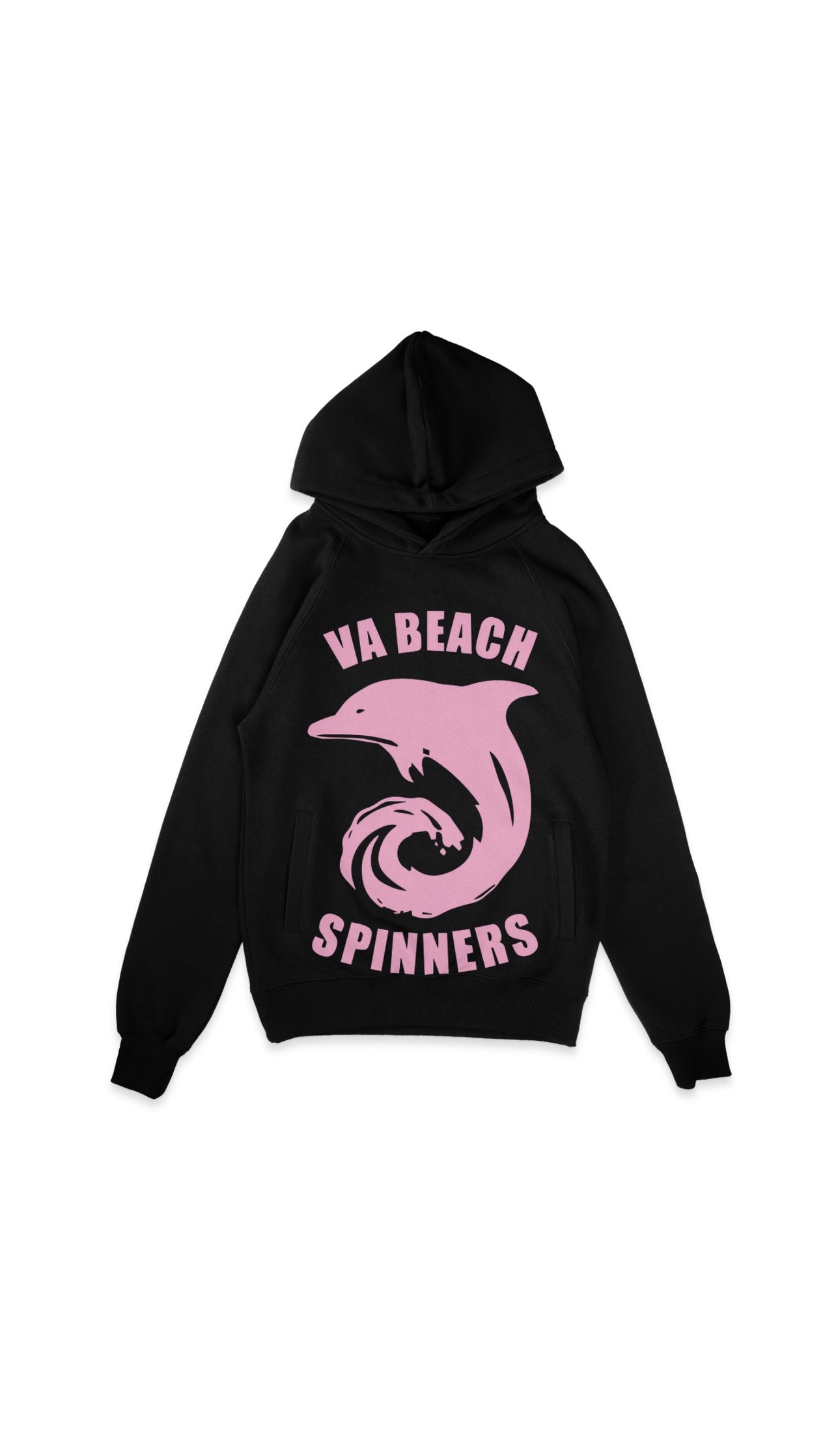 “SPINNERS” pink logo hoodie