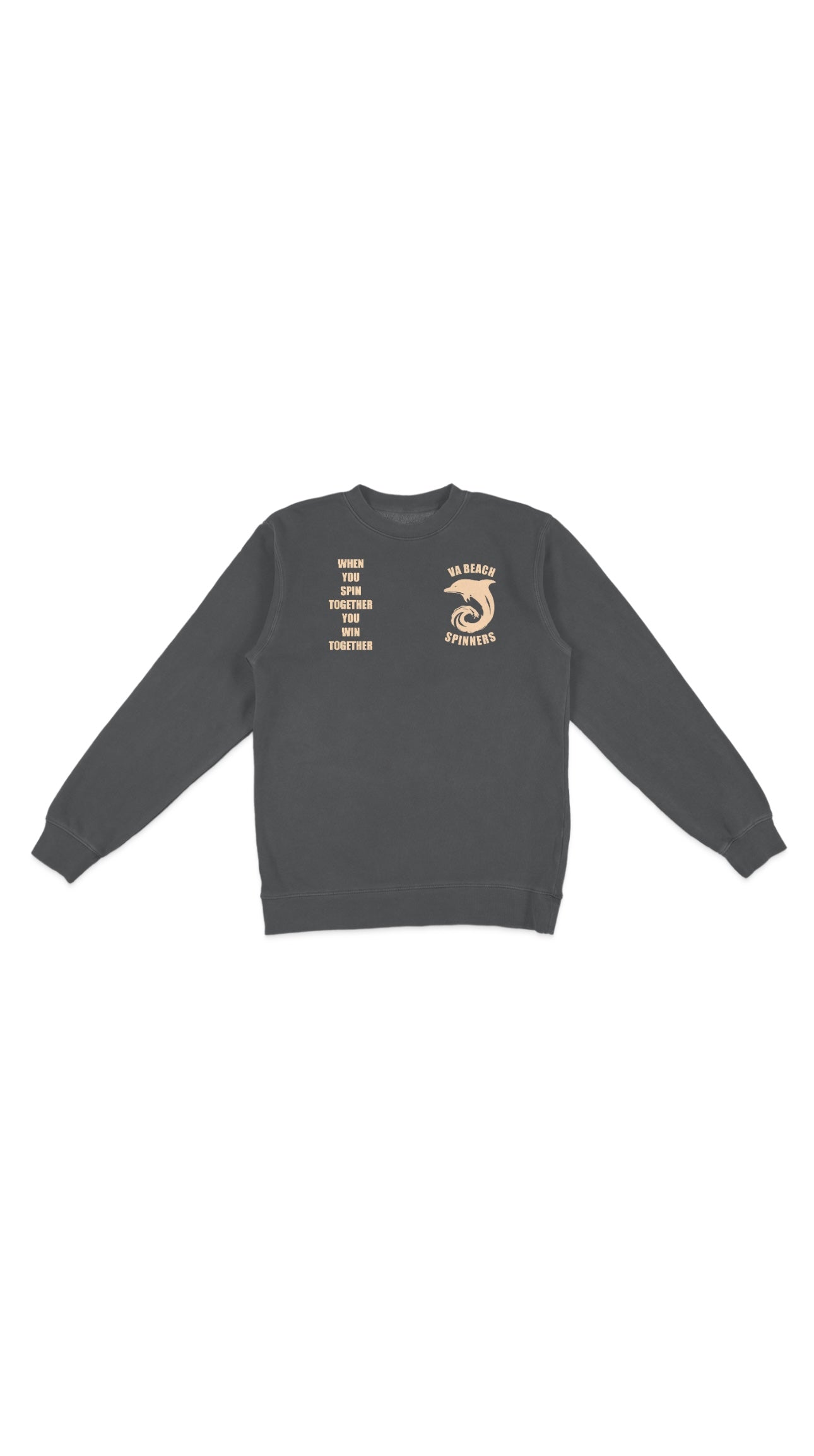 WIN TOGETHER pigment dye crewneck sweatshirt