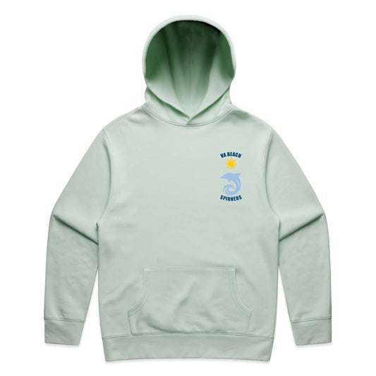 “SPINNERS” sea foam hoodie