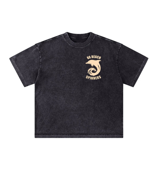 “SPINNERS” garment dye vintage t shirt